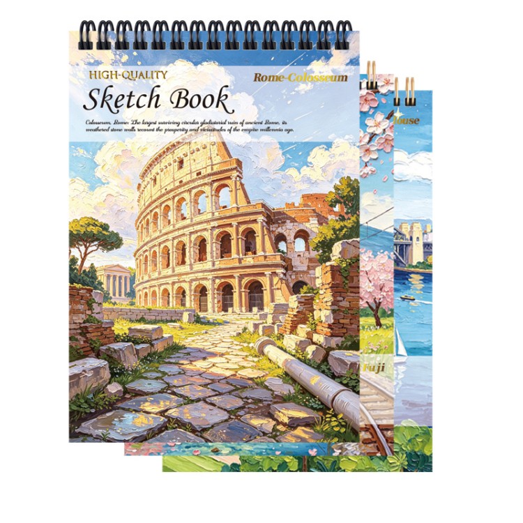 6-Pack Oil Painting Cover Sketchbooks