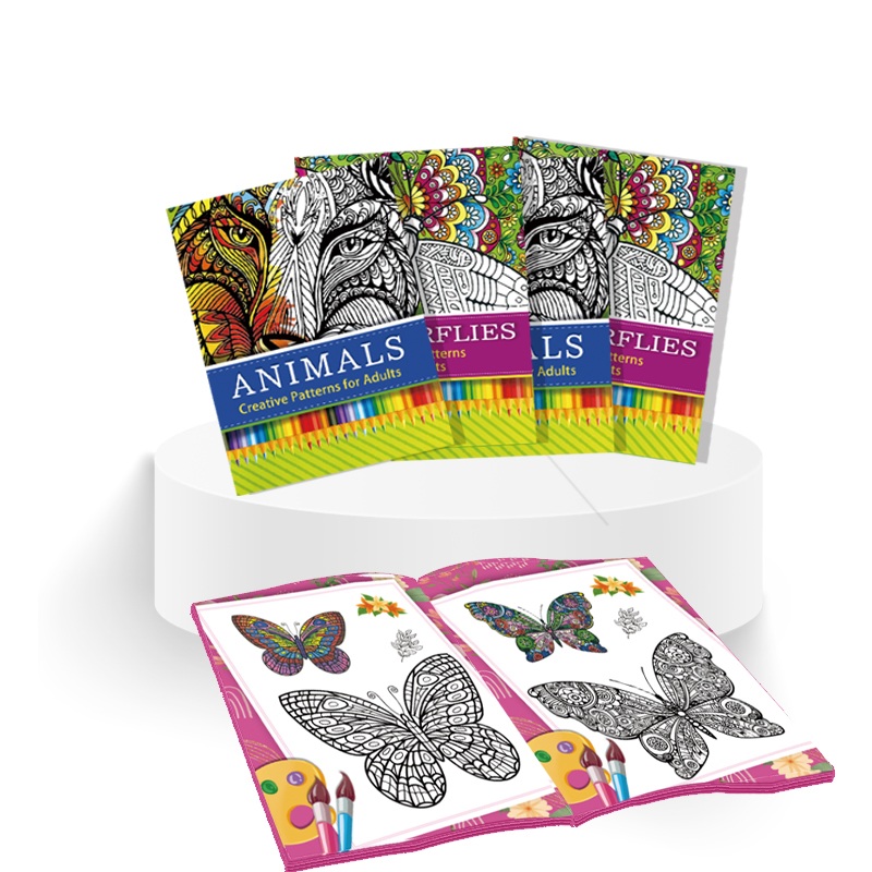 Animal Theme Coloring Book for Kids