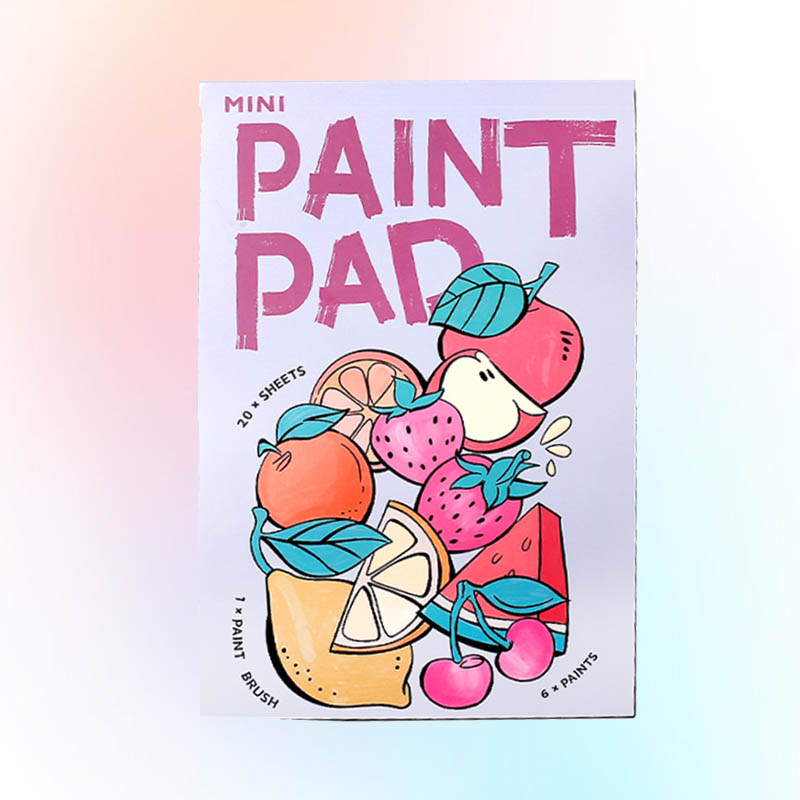 Fruit Watercolor Coloring Book