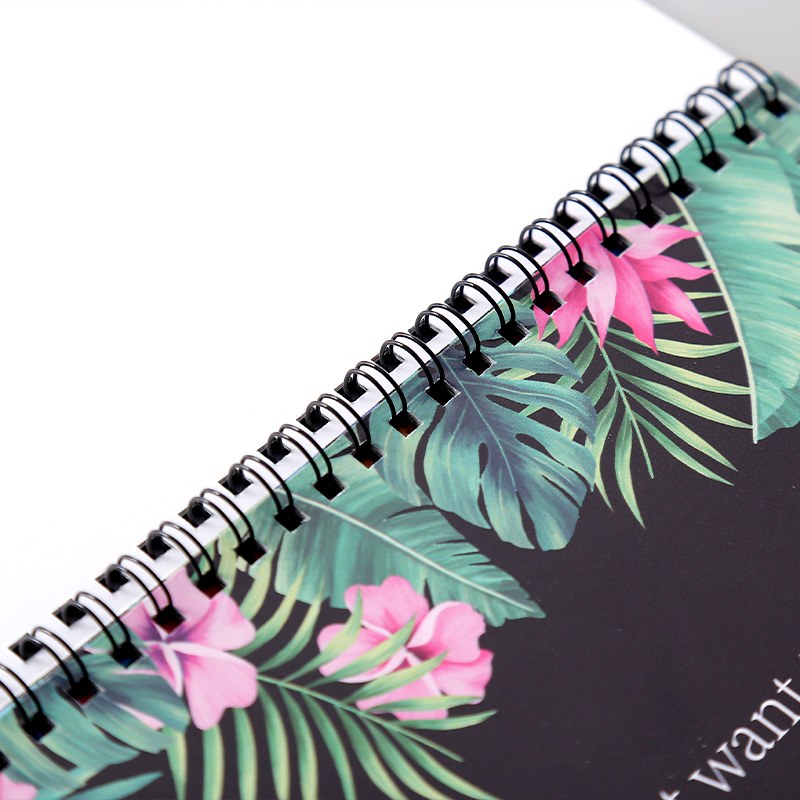 Spiral-Bound Thick Paper Calendar