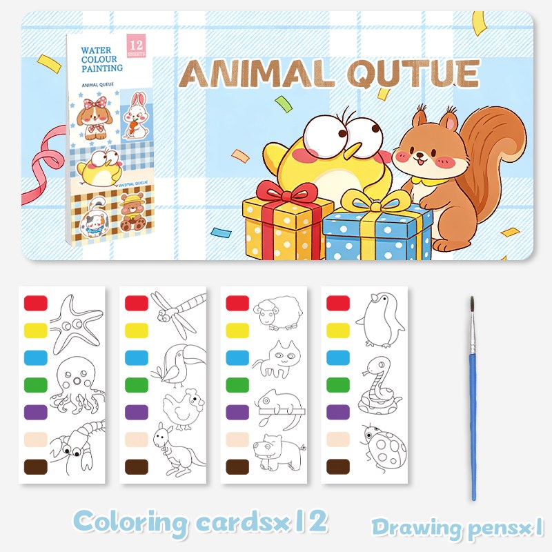 Kindergarten Watercolor Painting Book