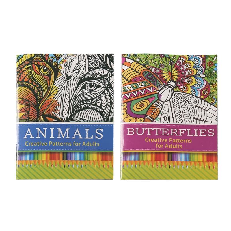 Mixed-Media Coloring Book for Kids