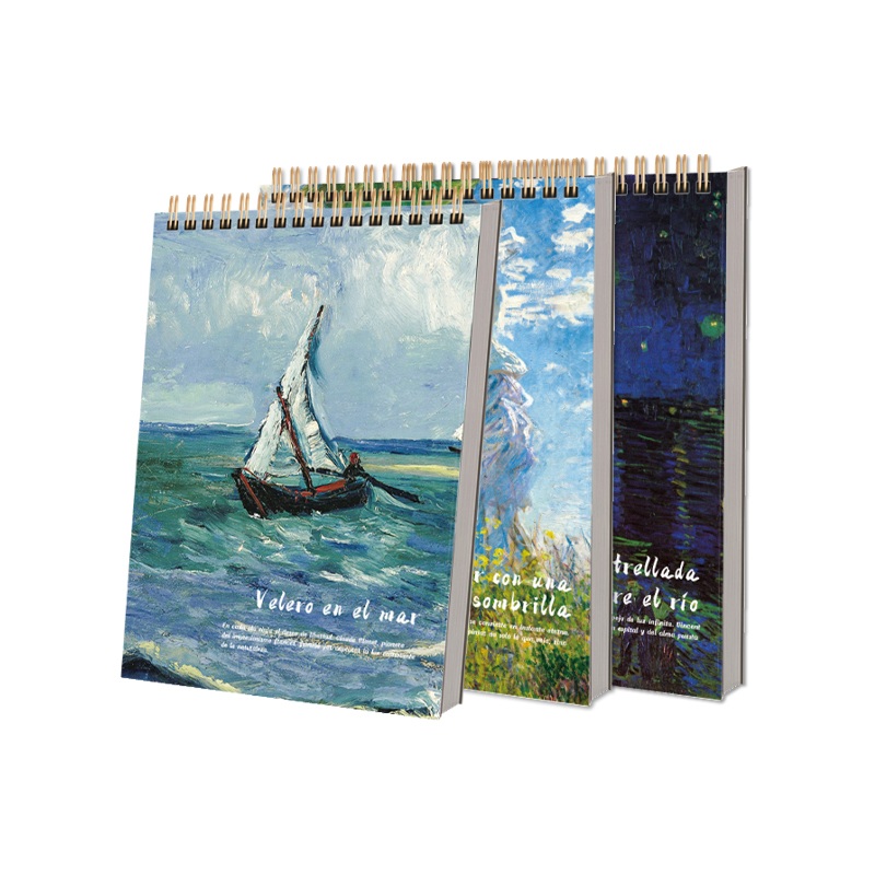 Monet Painting Cover Sketchbook