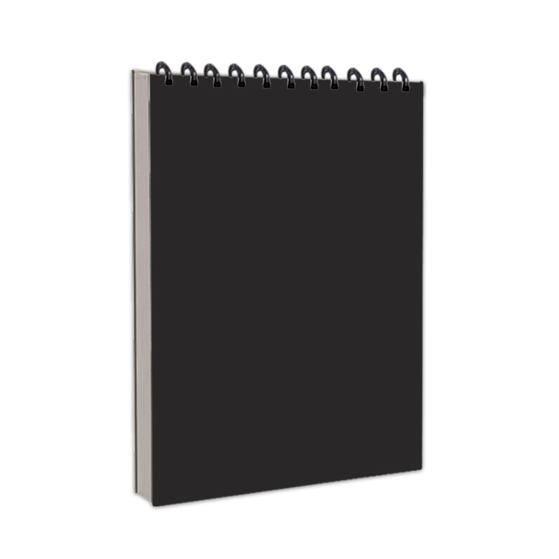 Pure Black Cover Sketchbook