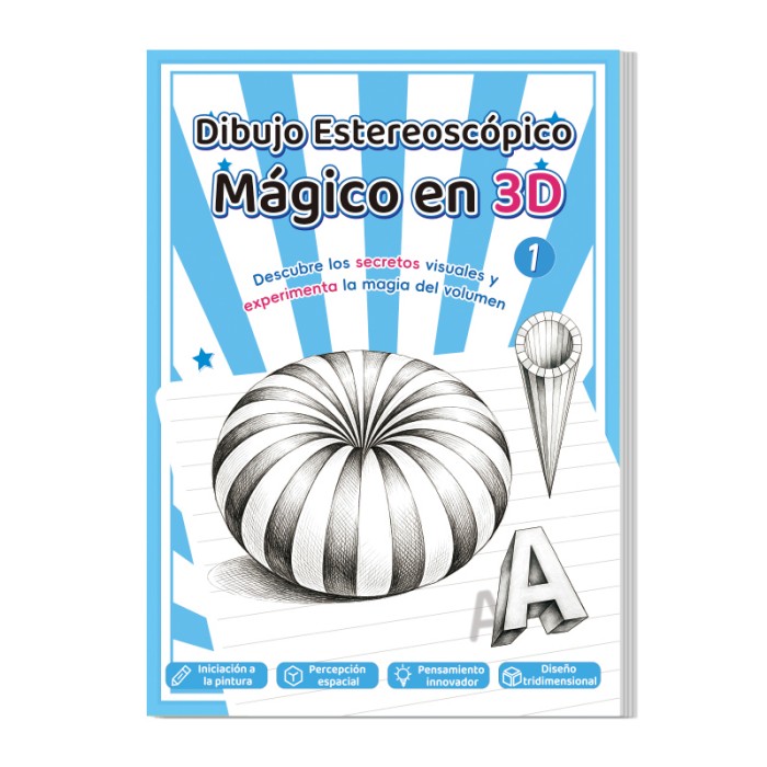 Spanish Edition 3D Stereoscopic Drawing Book