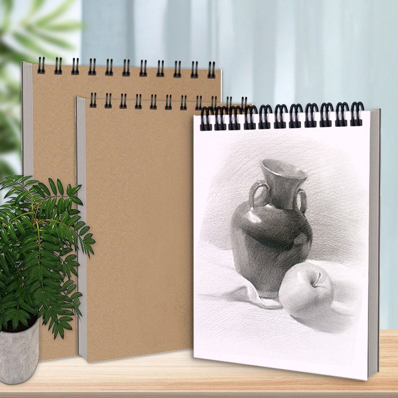 Top Spiral Kraft Paper Sketchbook